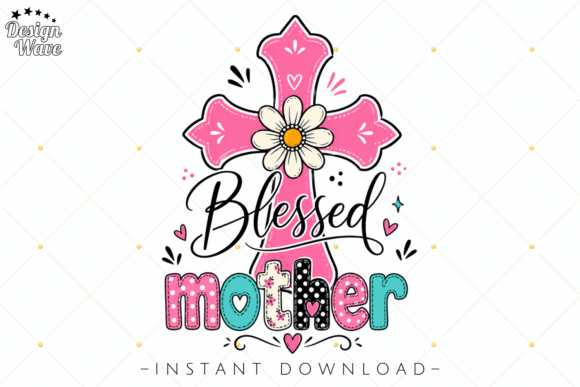 Blessed Mother PNG, Christian Mama Shirt