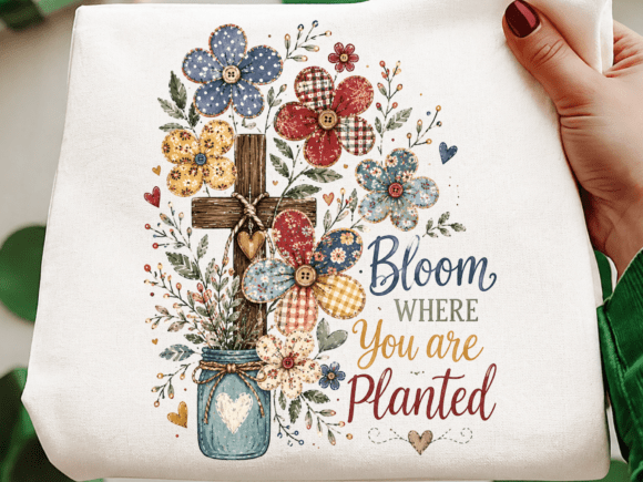 Bloom Where You Are Planted Christian PN