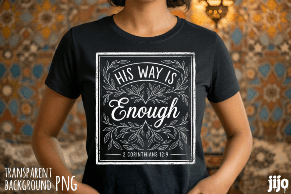 Christian Corinthians Bible Leaves PNG for T-Shirt Designs