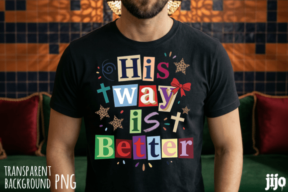 Christian Cross Jesus Faith PNG for T-Shirt Designs