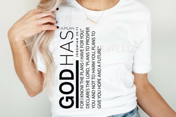 God Has a Plan SVG for Real Projects