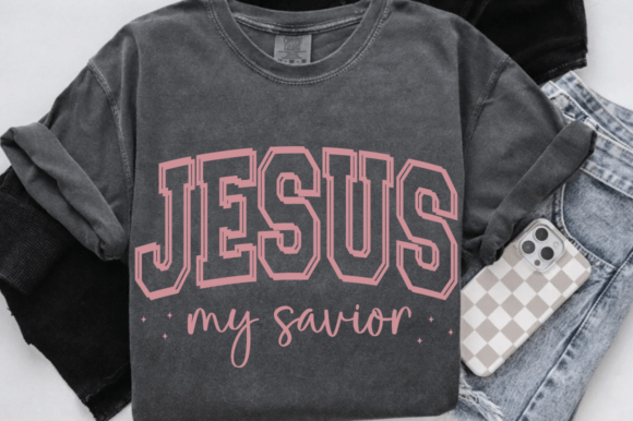 Jesus My Savior Svg for T-Shirt Designs