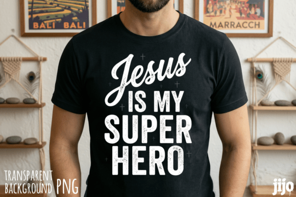 Jesus Superhero Christian Faith PNG