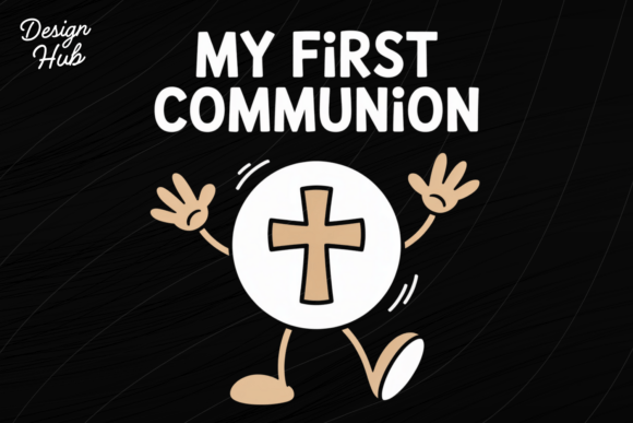My First Communion PNG, Cute Christian